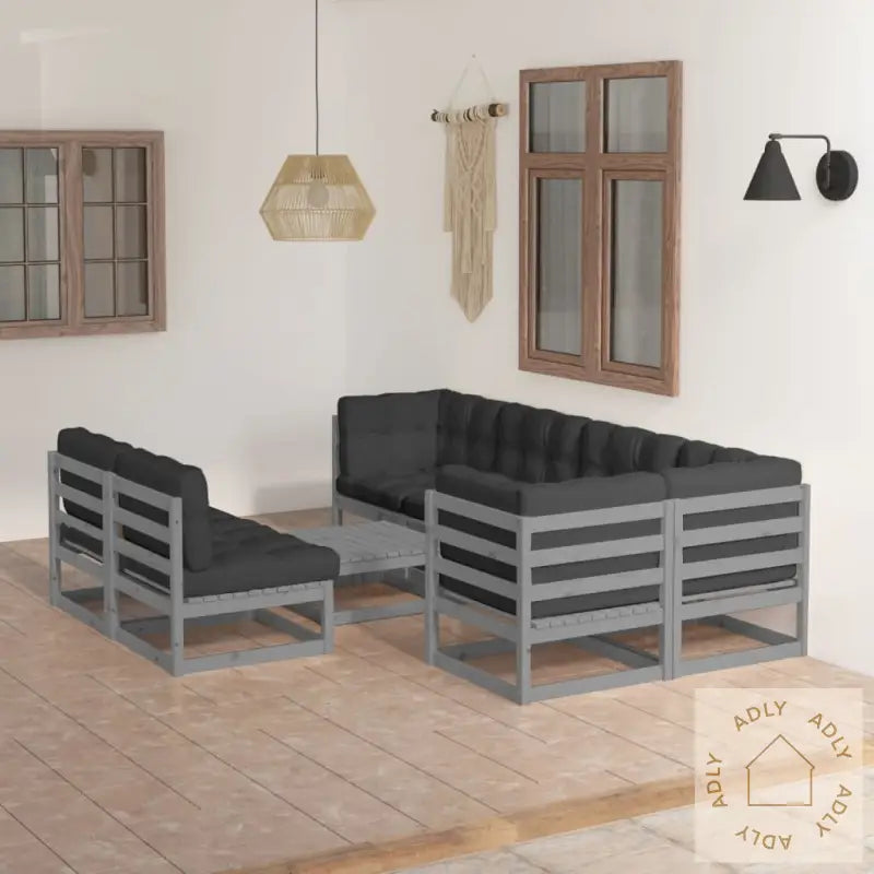 Hagesofagruppe Med Puter 8 Deler Heltre Furu