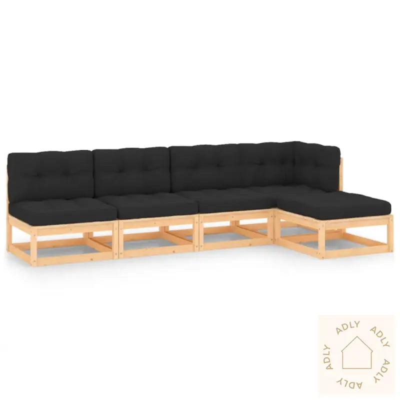 Hagesofagruppe Med Puter 5 Deler Heltre Furu