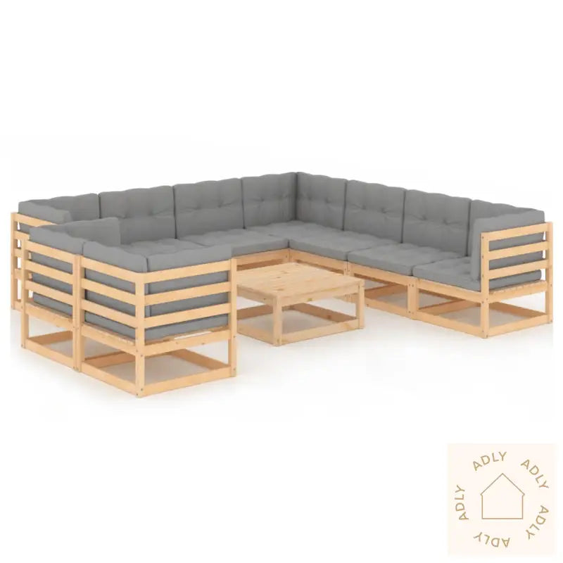 Hagesofagruppe Med Puter 10 Deler Heltre Furu