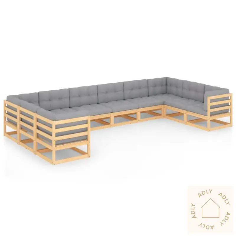 Hagesofagruppe Med Puter 10 Deler Heltre Furu
