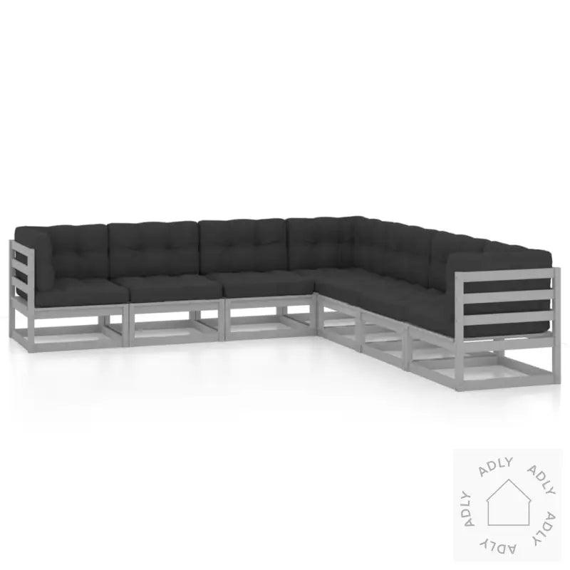 Hagesofagruppe Med Puter 7 Deler Heltre Furu