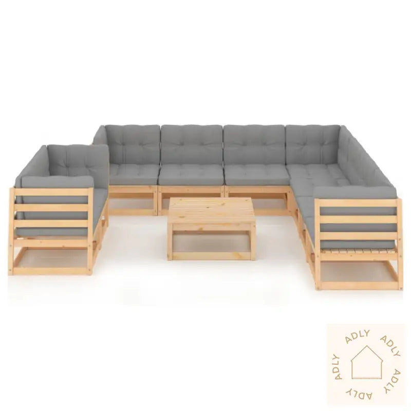 Hagesofagruppe Med Puter 10 Deler Heltre Furu