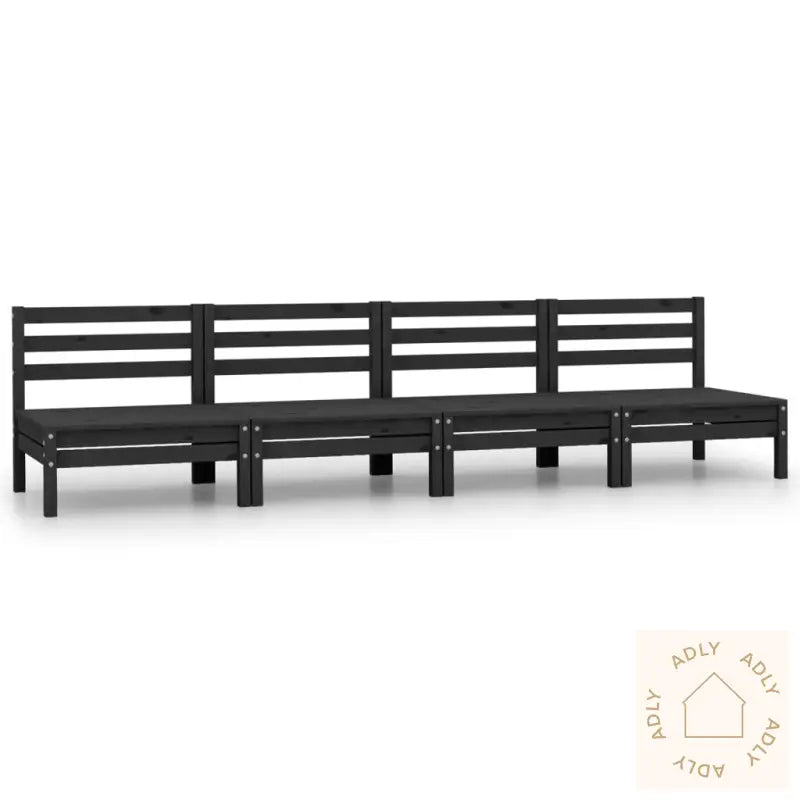 Hagesofagruppe 4 Deler Svart Heltre Furu