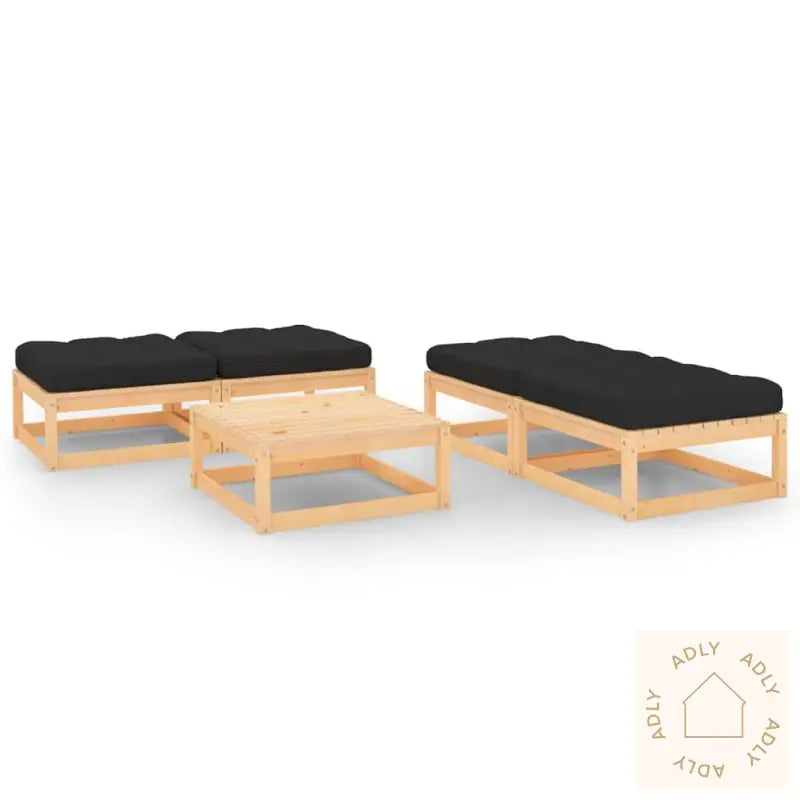 Hagesofagruppe Med Puter 5 Deler Heltre Furu