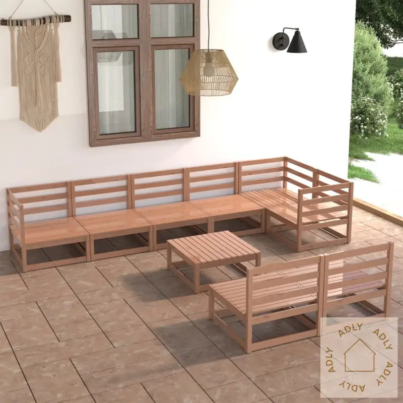 Hagesofagruppe 9 Deler Honningbrun Heltre Furu