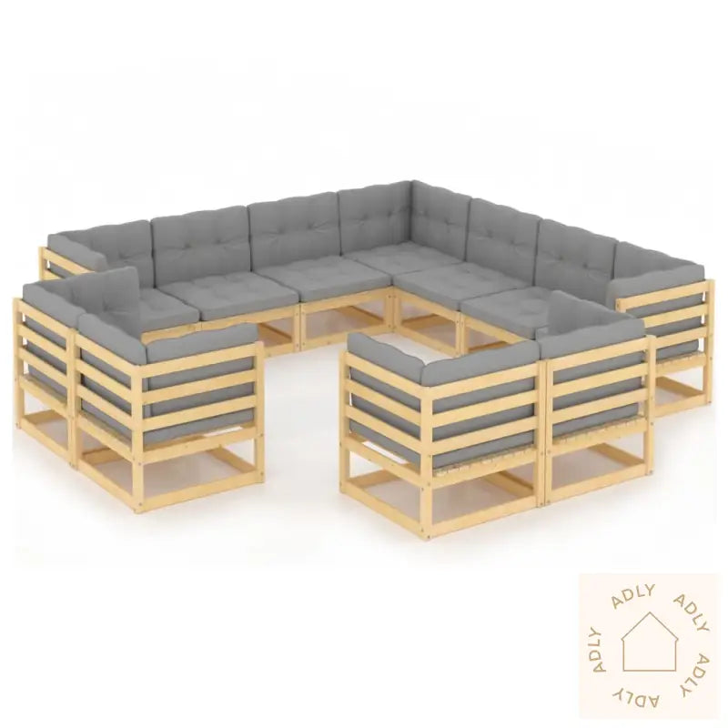 Hagesofagruppe Med Puter 11 Deler Heltre Furu