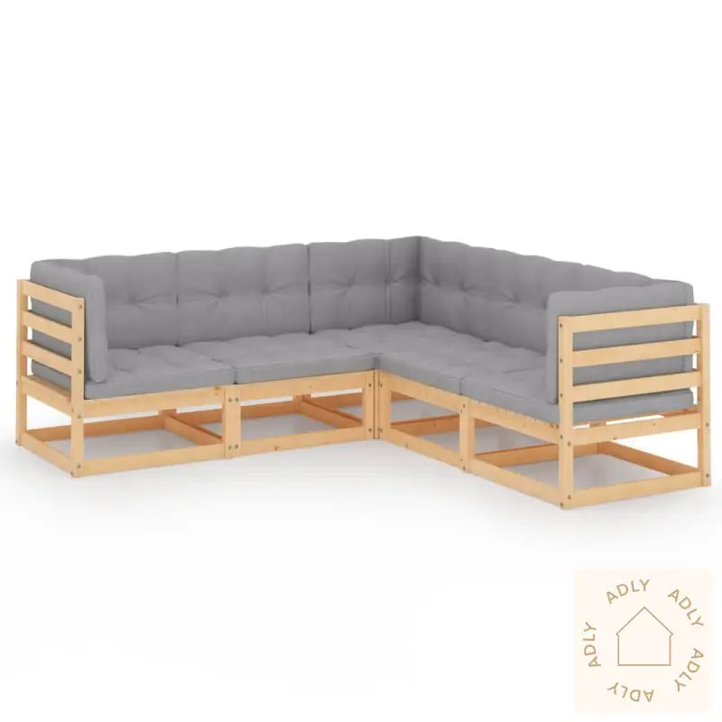 Hagesofagruppe Med Puter 5 Deler Heltre Furu