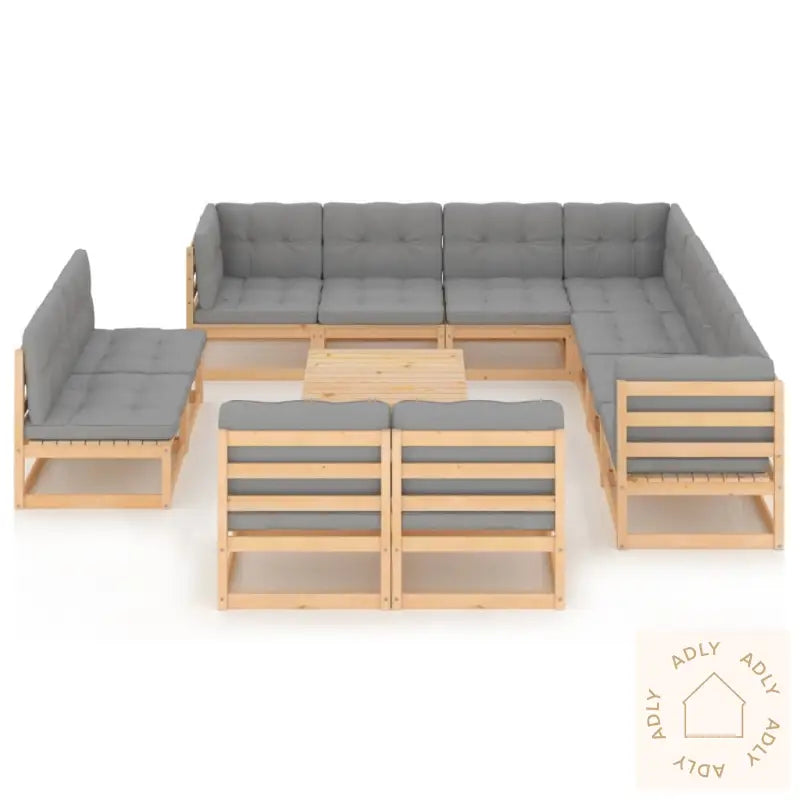 Hagesofagruppe Med Puter 12 Deler Heltre Furu