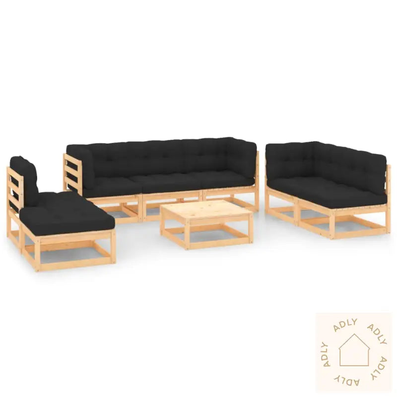 Hagesofagruppe Med Puter 8 Deler Heltre Furu