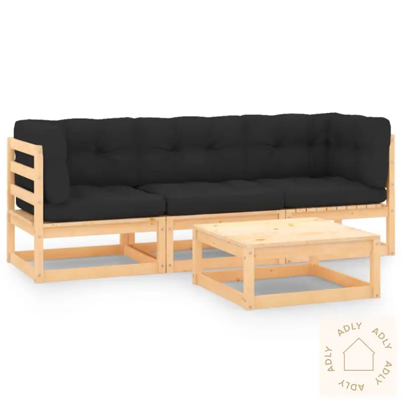 Hagesofagruppe Med Puter 4 Deler Heltre Furu