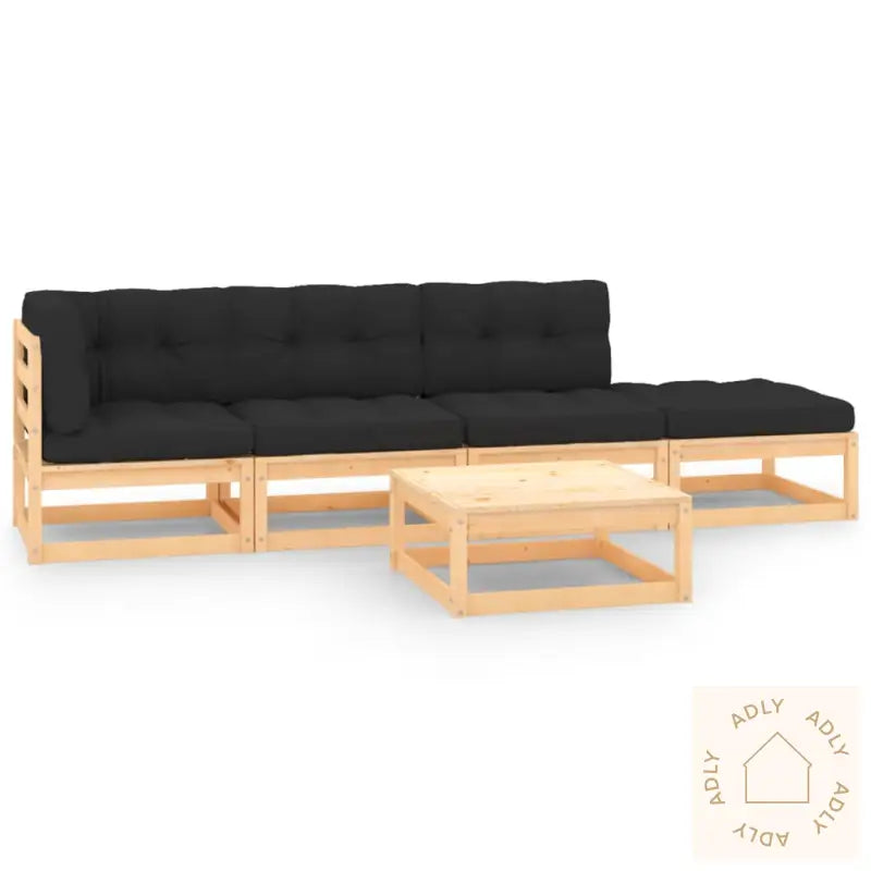 Hagesofagruppe Med Puter 5 Deler Heltre Furu