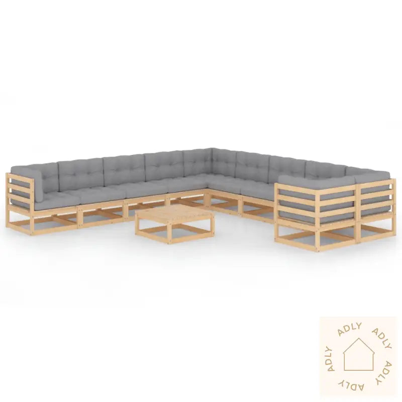 Hagesofagruppe Med Puter 11 Deler Heltre Furu