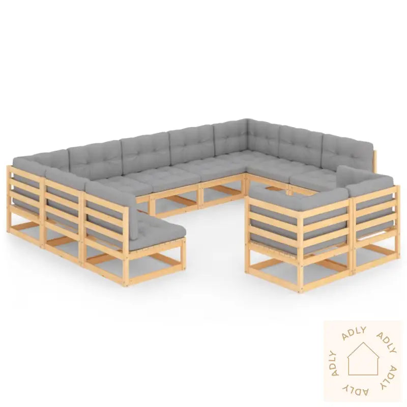 Hagesofagruppe Med Puter 11 Deler Heltre Furu
