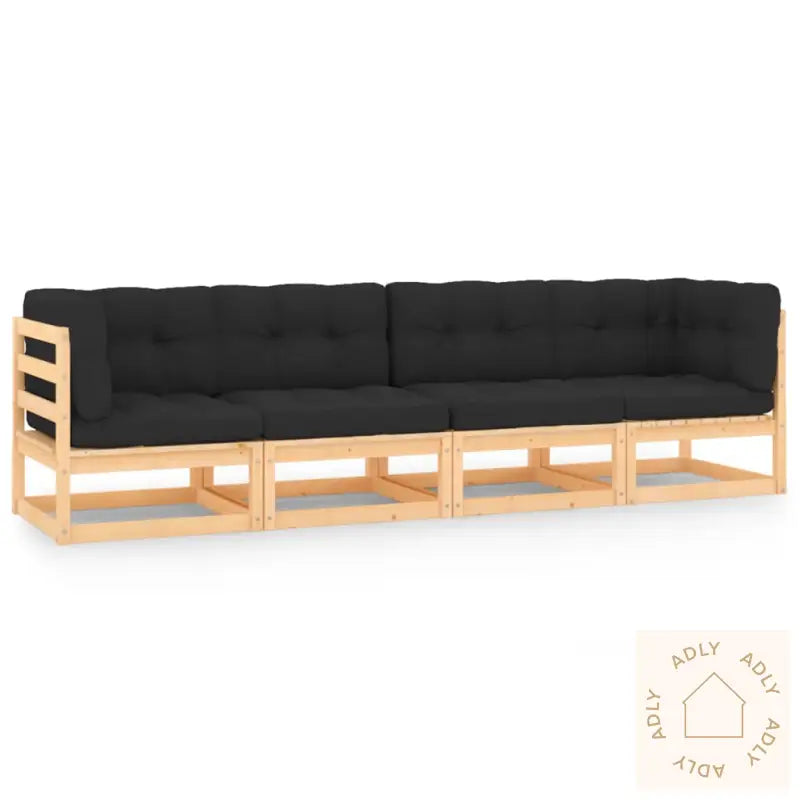 Hagesofagruppe Med Puter 4 Deler Heltre Furu
