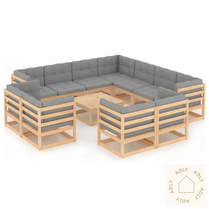 Hagesofagruppe Med Puter 12 Deler Heltre Furu