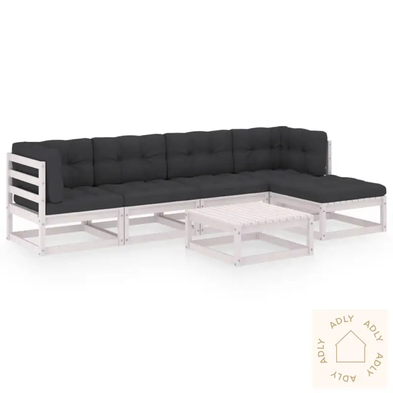 Hagesofagruppe Med Puter 6 Deler Heltre Furu