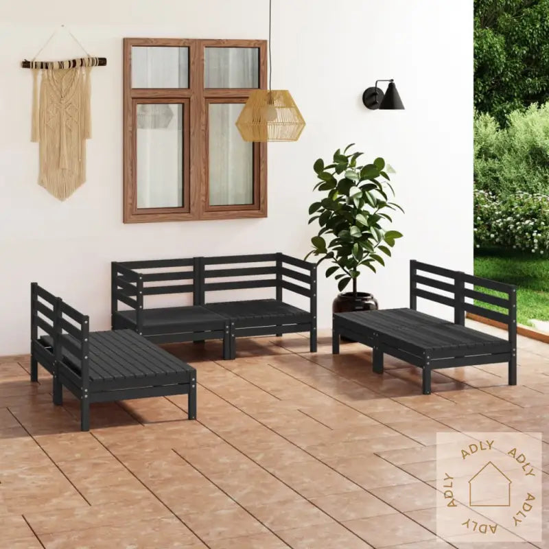 Hagesofagruppe 6 Deler Svart Heltre Furu