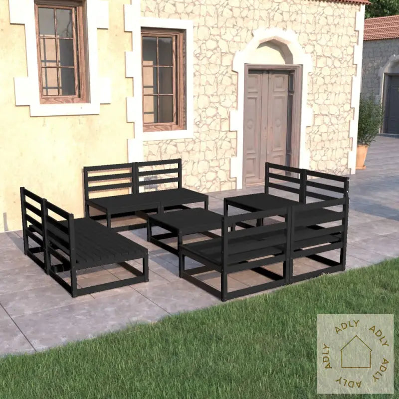 Hagesofagruppe 9 Deler Svart Heltre Furu