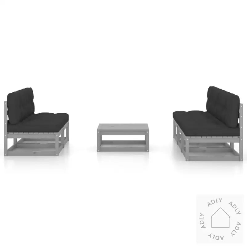Hagesofagruppe Med Puter 6 Deler Heltre Furu