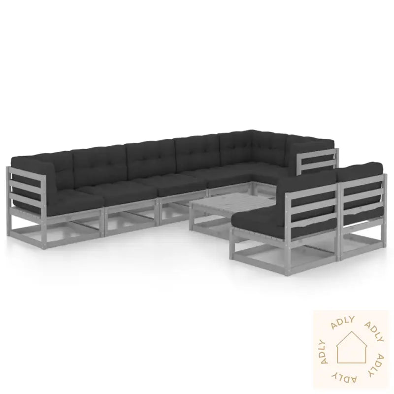 Hagesofagruppe Med Puter 9 Deler Heltre Furu
