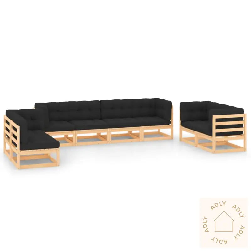 Hagesofagruppe Med Puter 8 Deler Heltre Furu