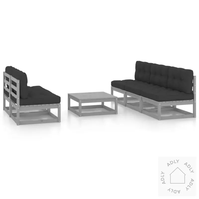 Hagesofagruppe Med Puter 6 Deler Heltre Furu