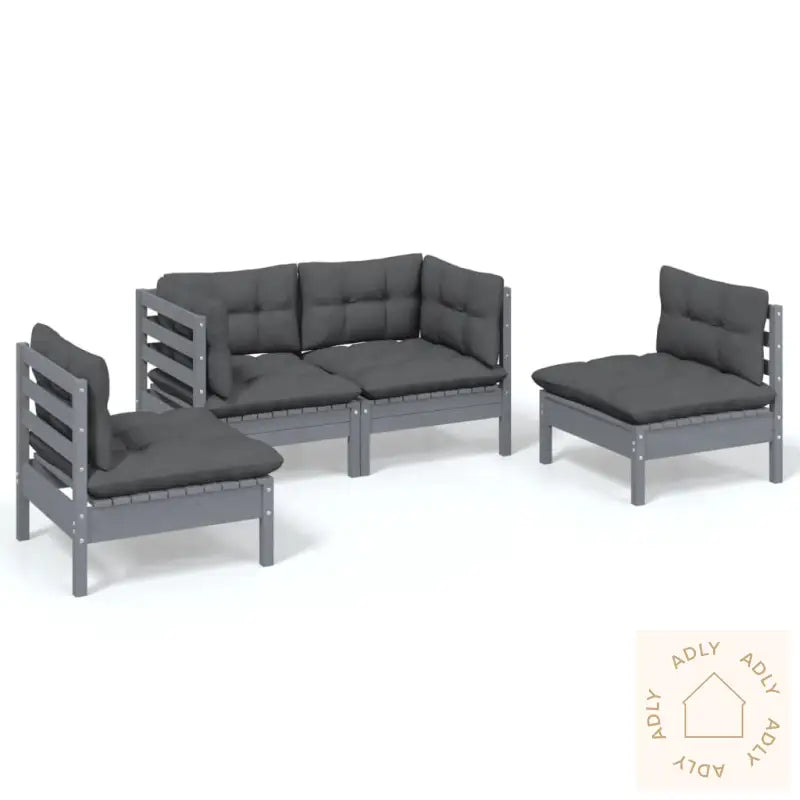 Hagesofagruppe Med Puter 4 Deler Heltre Furu