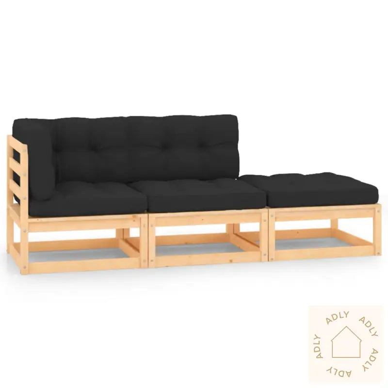 Hagesofagruppe Med Puter 3 Deler Heltre Furu