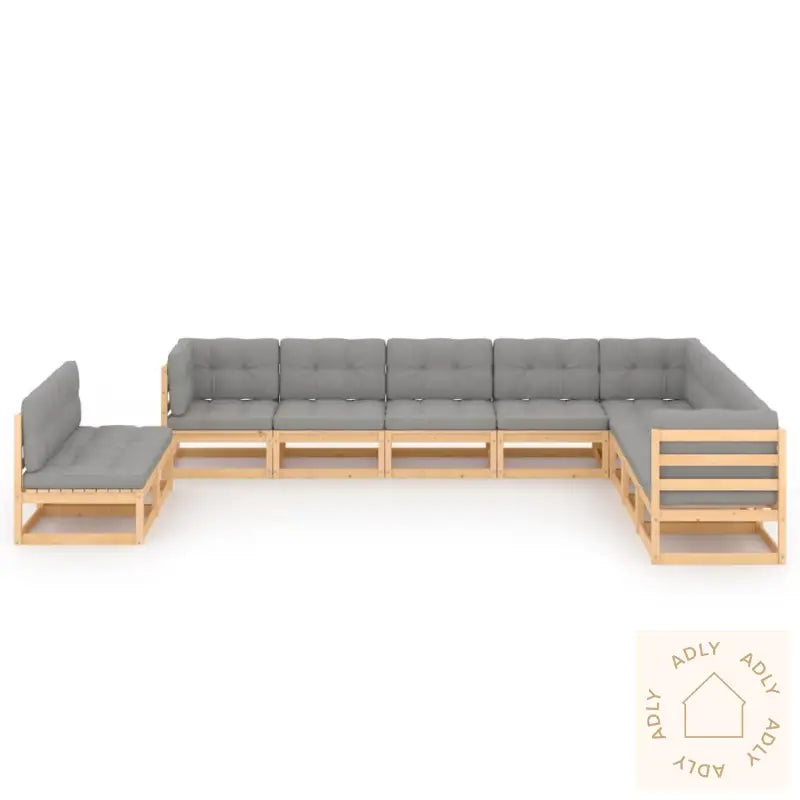Hagesofagruppe Med Puter 10 Deler Heltre Furu