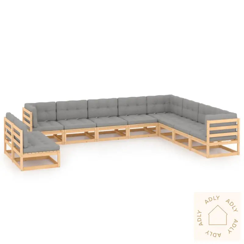 Hagesofagruppe Med Puter 10 Deler Heltre Furu