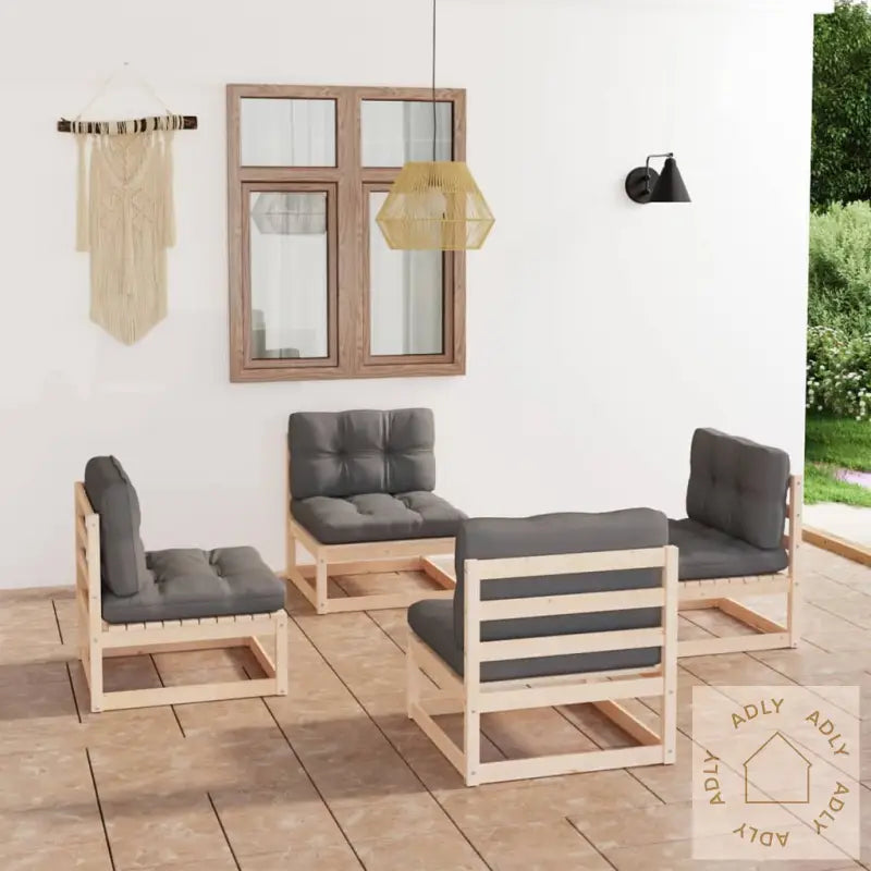 Hagesofagruppe Med Puter 4 Deler Heltre Furu