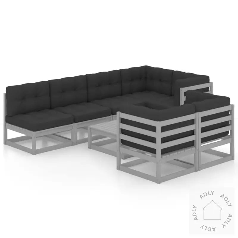 Hagesofagruppe Med Puter 8 Deler Heltre Furu