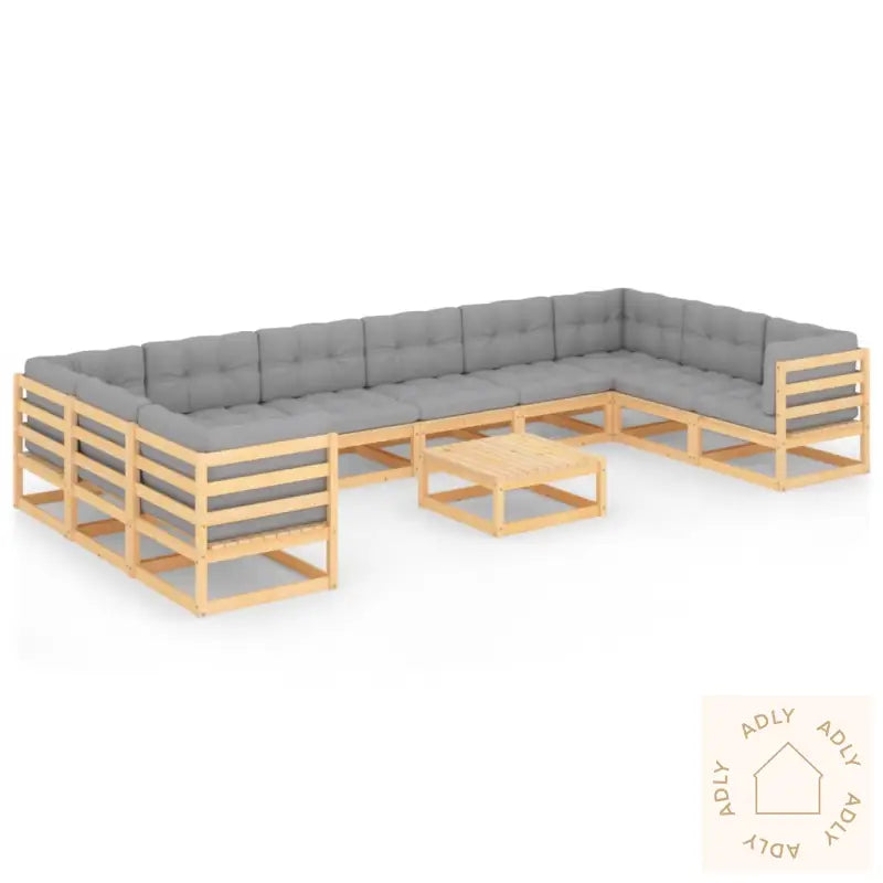 Hagesofagruppe Med Puter 11 Deler Heltre Furu