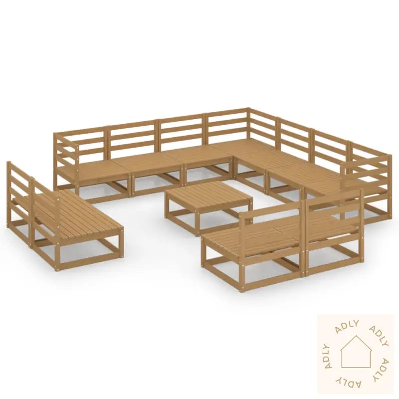 Hagesofagruppe 12 Deler Honningbrun Heltre Furu