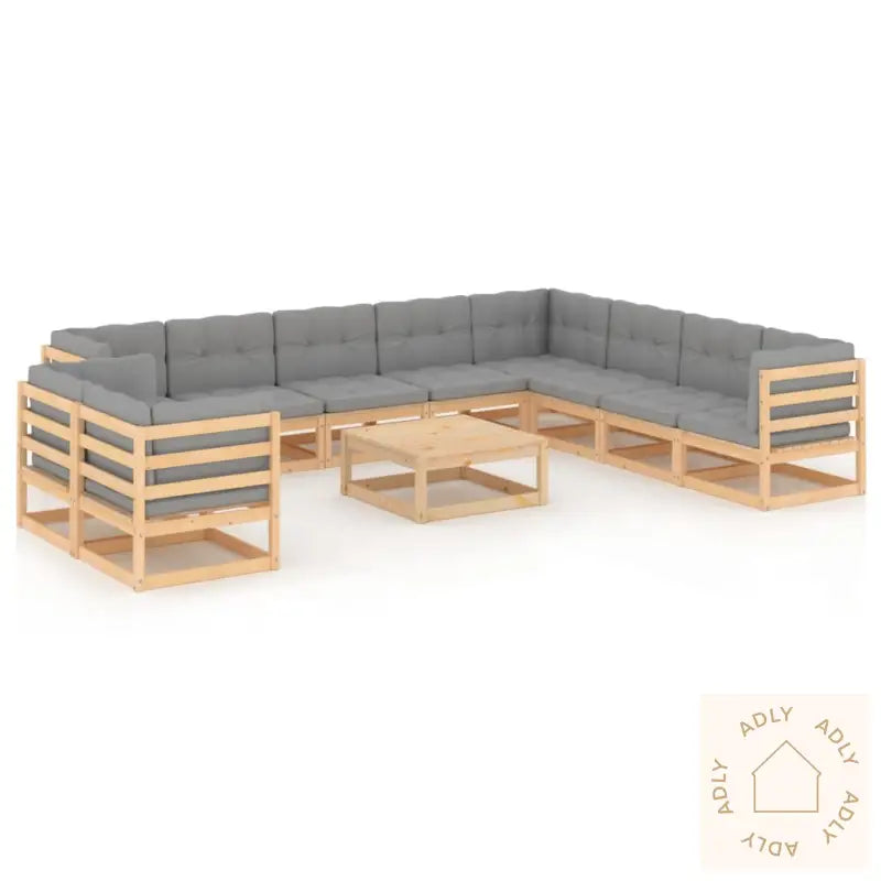 Hagesofagruppe Med Puter 11 Deler Heltre Furu