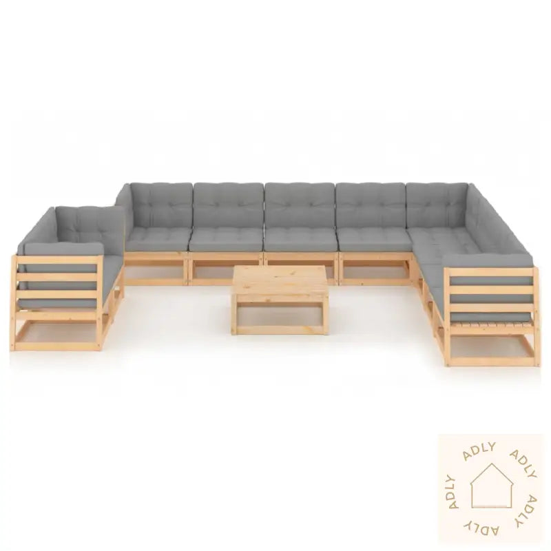 Hagesofagruppe Med Puter 11 Deler Heltre Furu
