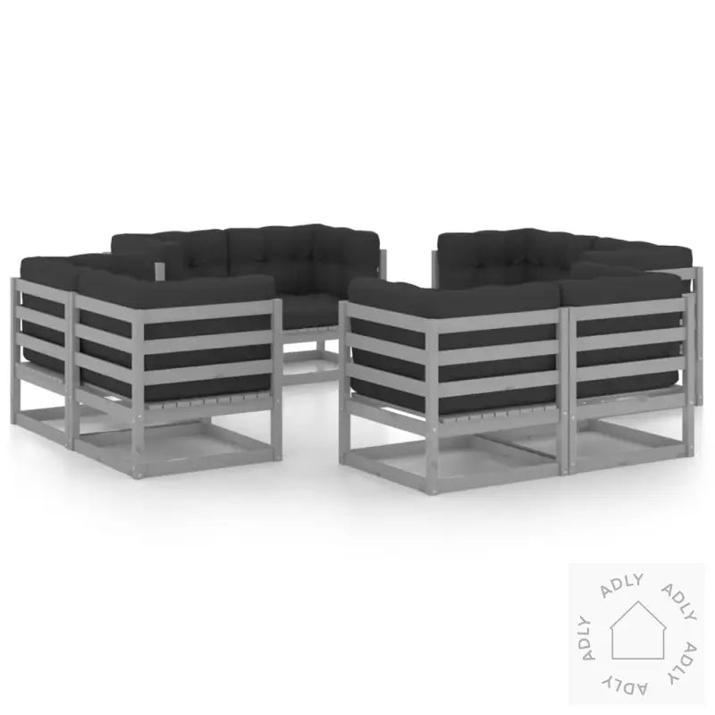 Hagesofagruppe Med Puter 8 Deler Heltre Furu