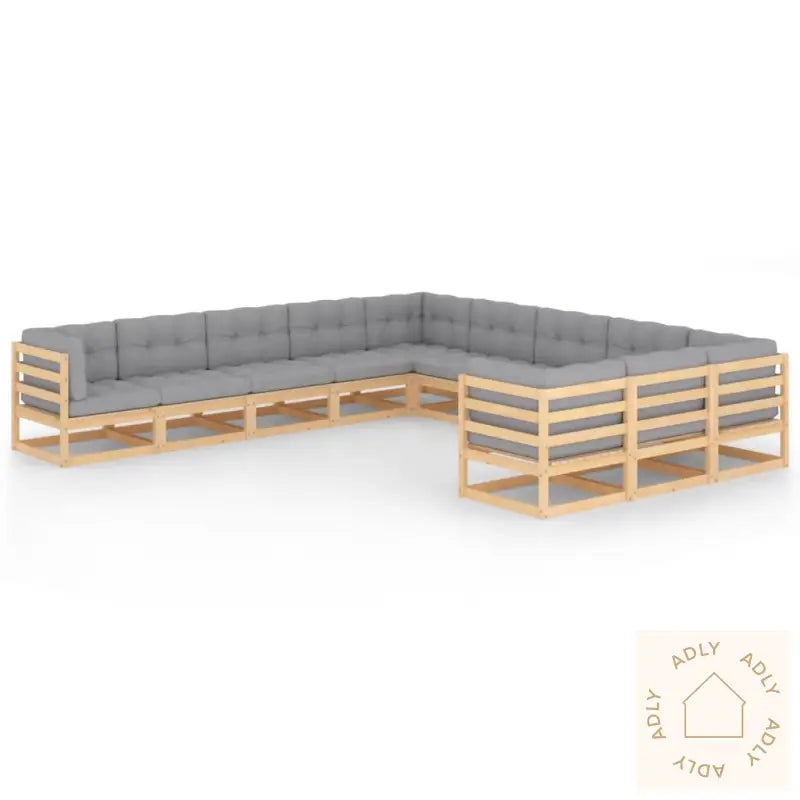 Hagesofagruppe Med Puter 11 Deler Heltre Furu