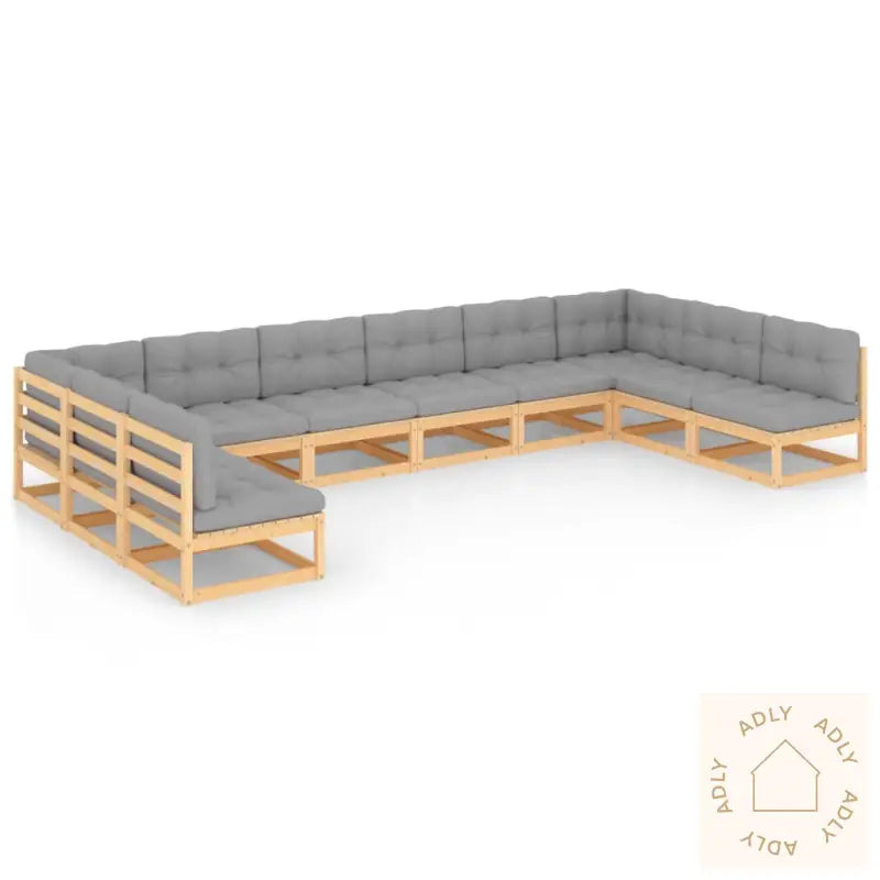 Hagesofagruppe Med Puter 10 Deler Heltre Furu