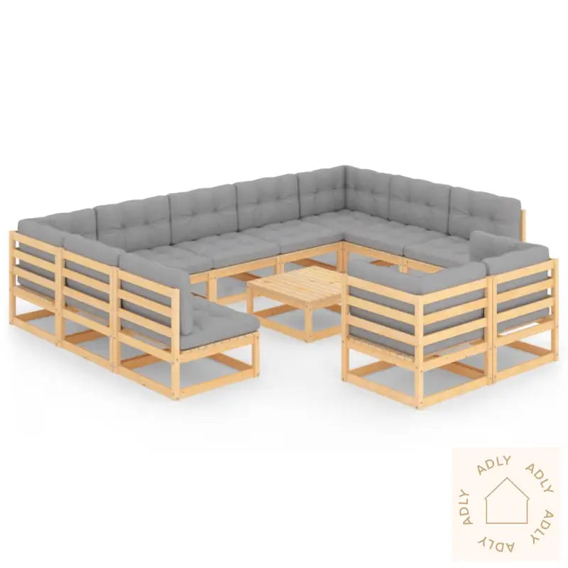 Hagesofagruppe Med Puter 12 Deler Heltre Furu