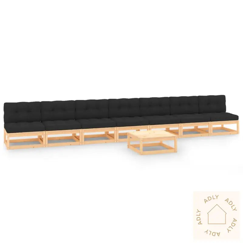 Hagesofagruppe Med Puter 8 Deler Heltre Furu