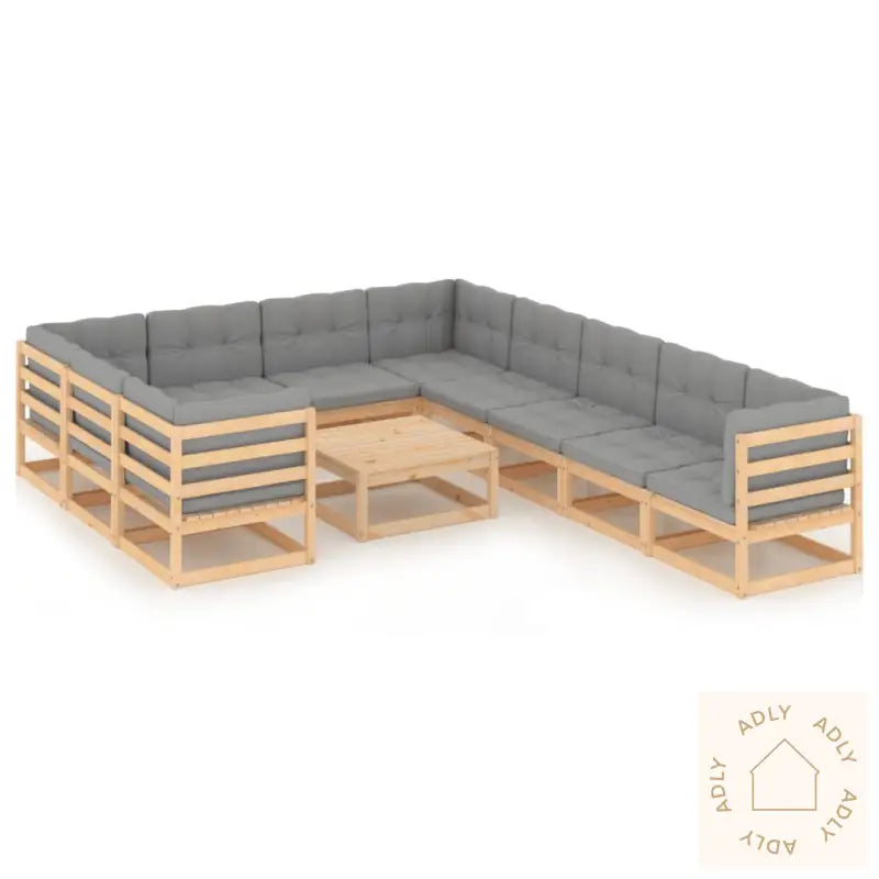 Hagesofagruppe Med Puter 11 Deler Heltre Furu