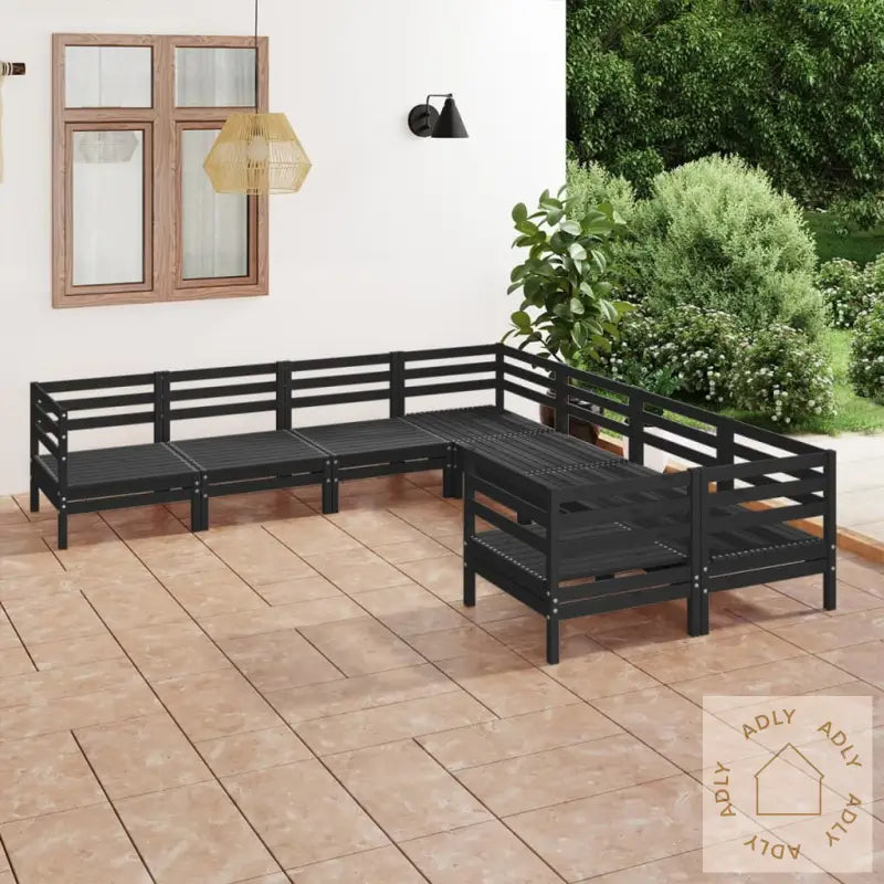 Hagesofagruppe 8 Deler Svart Heltre Furu