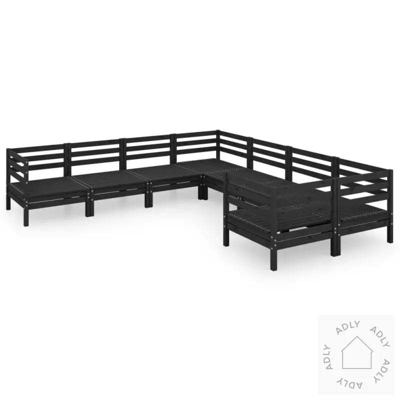 Hagesofagruppe 8 Deler Svart Heltre Furu