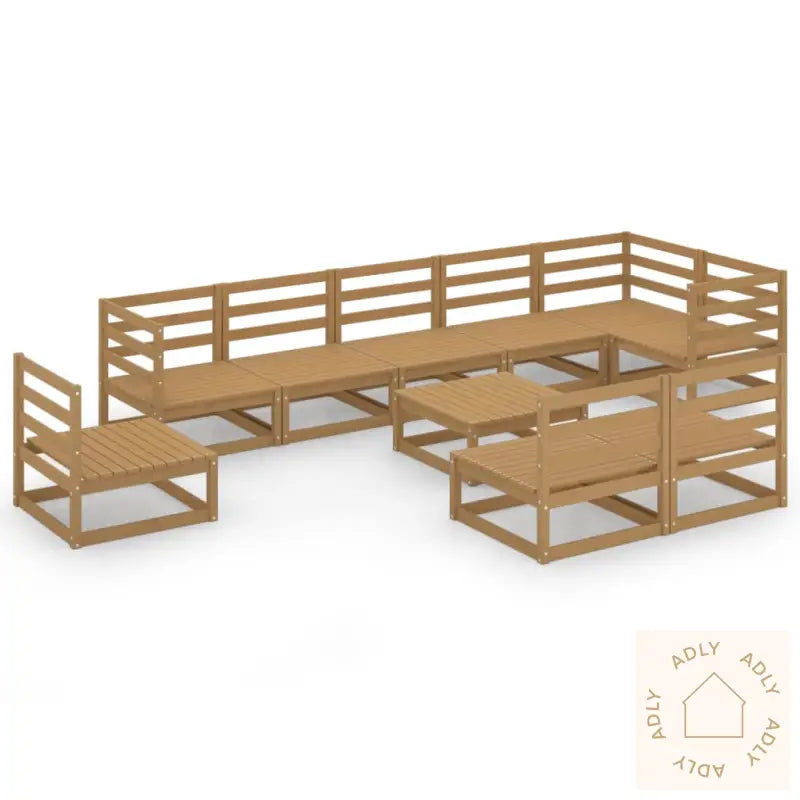 Hagesofagruppe 10 Deler Honningbrun Heltre Furu