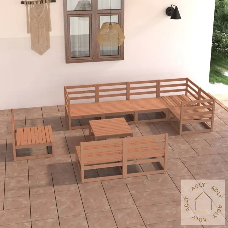 Hagesofagruppe 9 Deler Honningbrun Heltre Furu