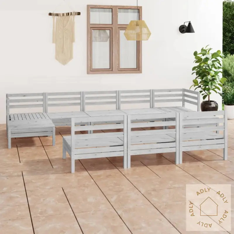 Hagesofagruppe 10 Deler Hvit Heltre Furu