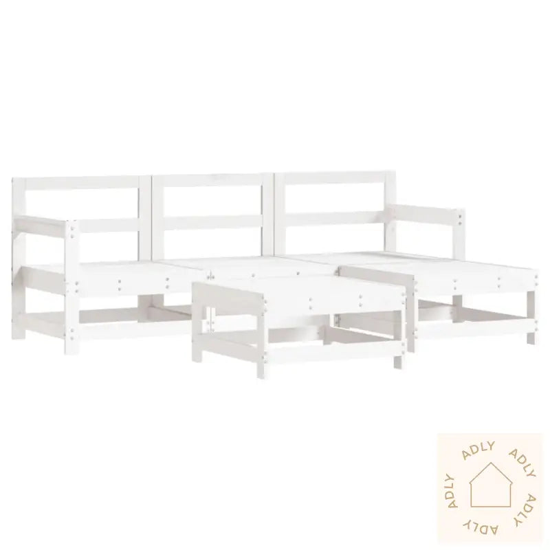 Hagesofagruppe Hvit 5 Deler Heltre Furu