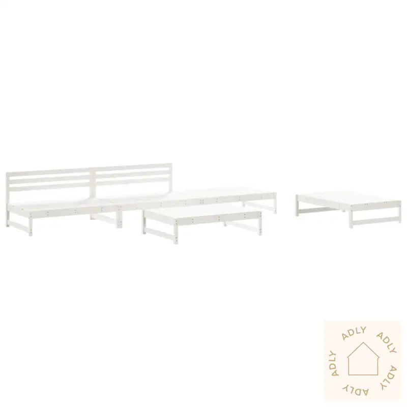 Hagesofagruppe Hvit 5 Deler Heltre Furu