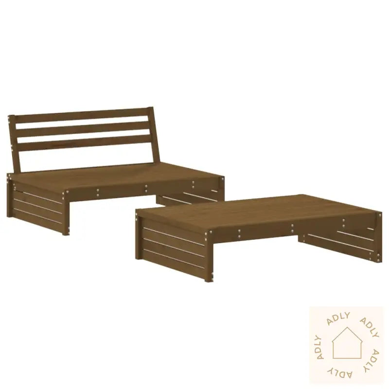 Hagesofagruppe 2 Deler Honningbrun Heltre Furu